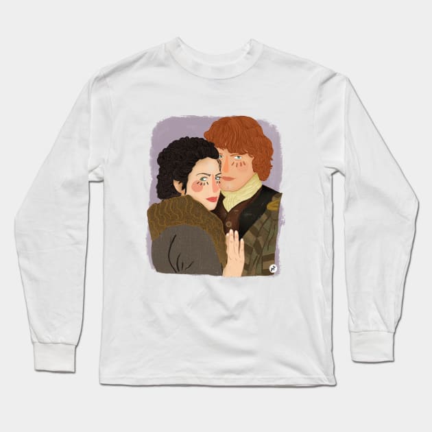 Outlander Long Sleeve T-Shirt by juf.illustration@gmail.com